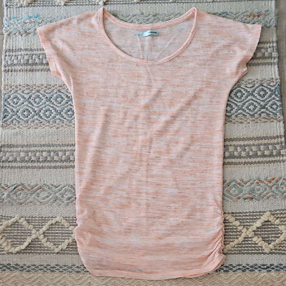 Women's Maurices Peach Short Sleeve Top